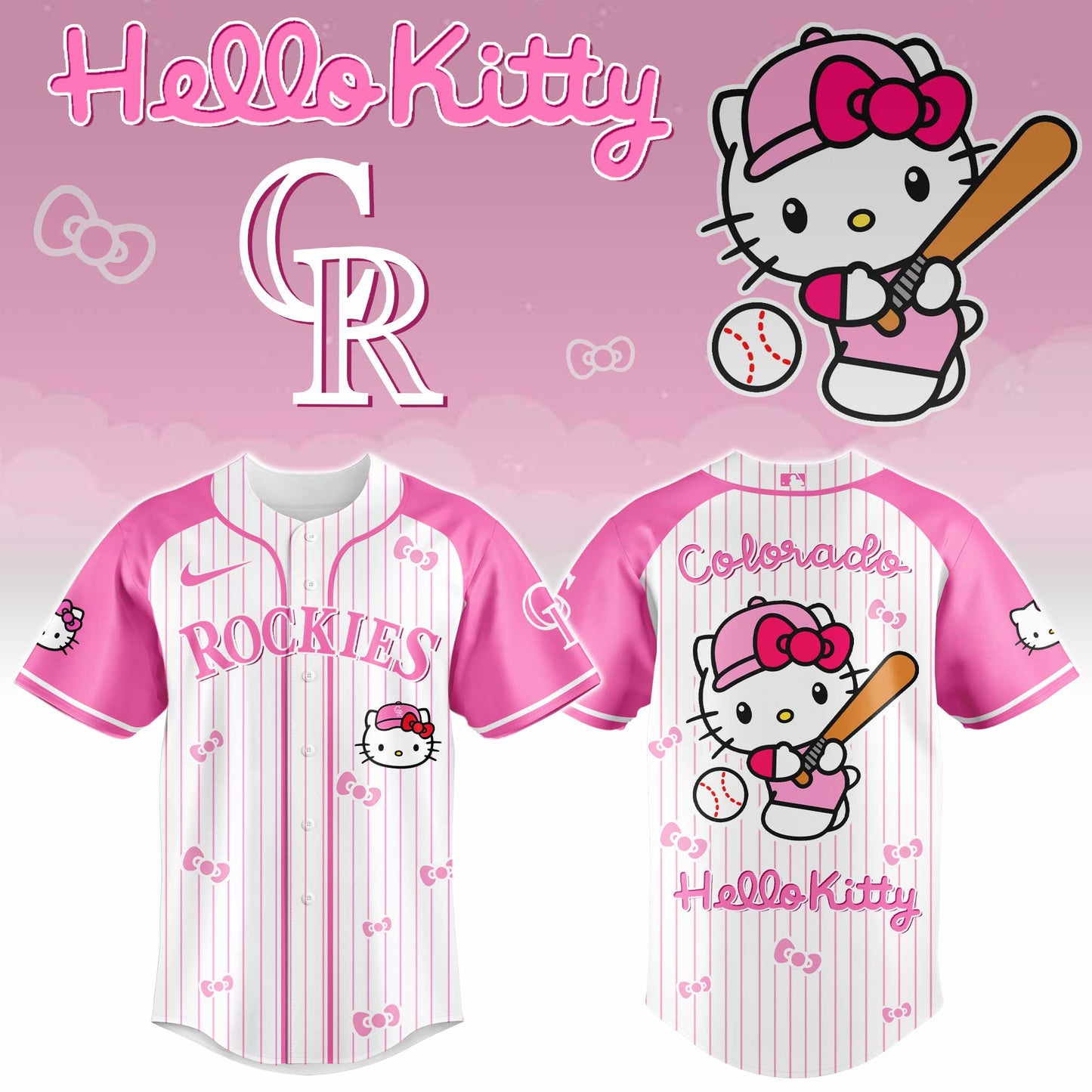 Colorado Rockies - Hello Kitty 2026 Limited Editions Jersey Ver 2 | CK25