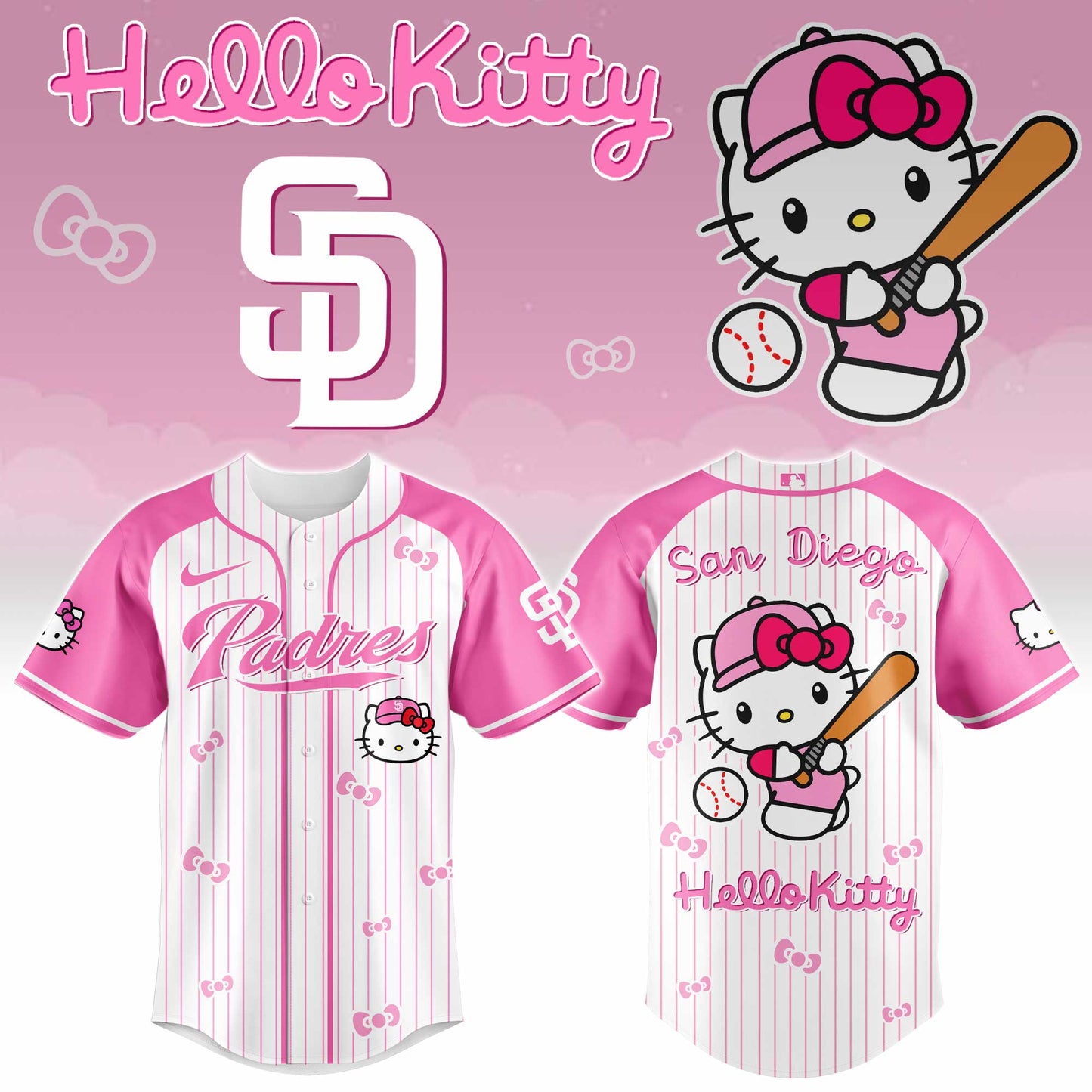 San Diego Padres - Hello Kitty 2026 Limited Editions Jersey Ver 2 | VU17
