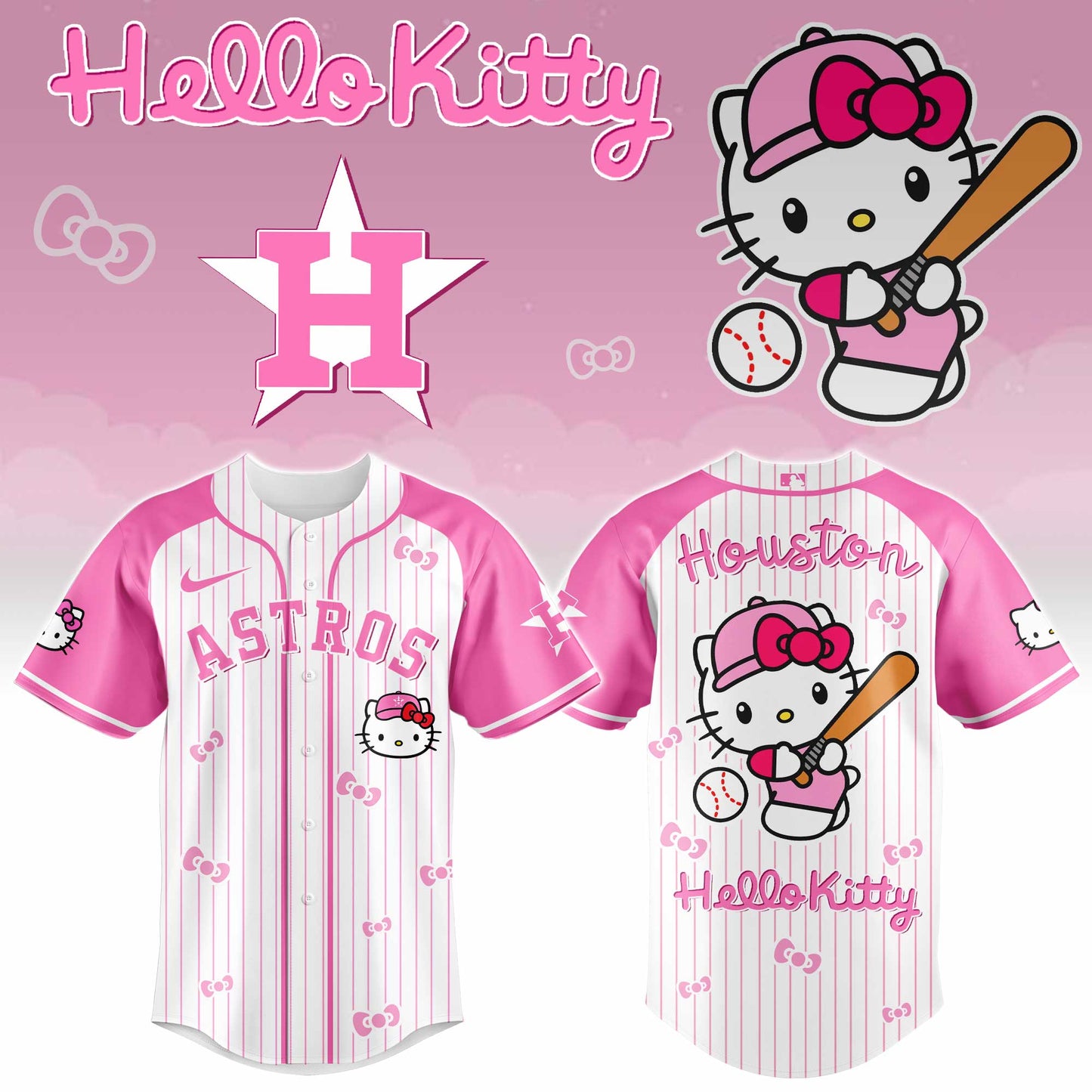Houston Astros - Hello Kitty 2026 Limited Editions Jersey Ver 2 | QB36