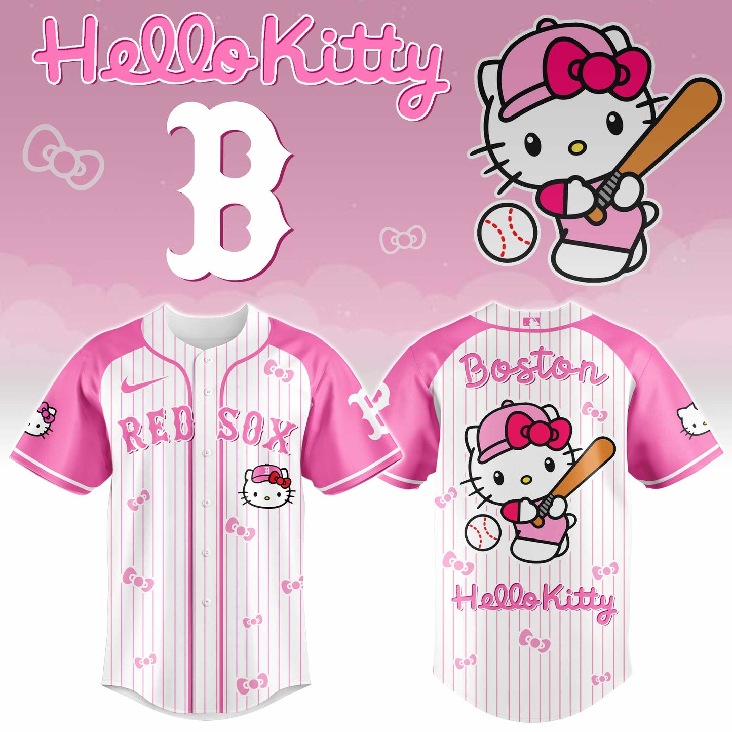 Boston Red Sox - Hello Kitty 2026 Limited Editions Jersey Ver 2 | WJ42