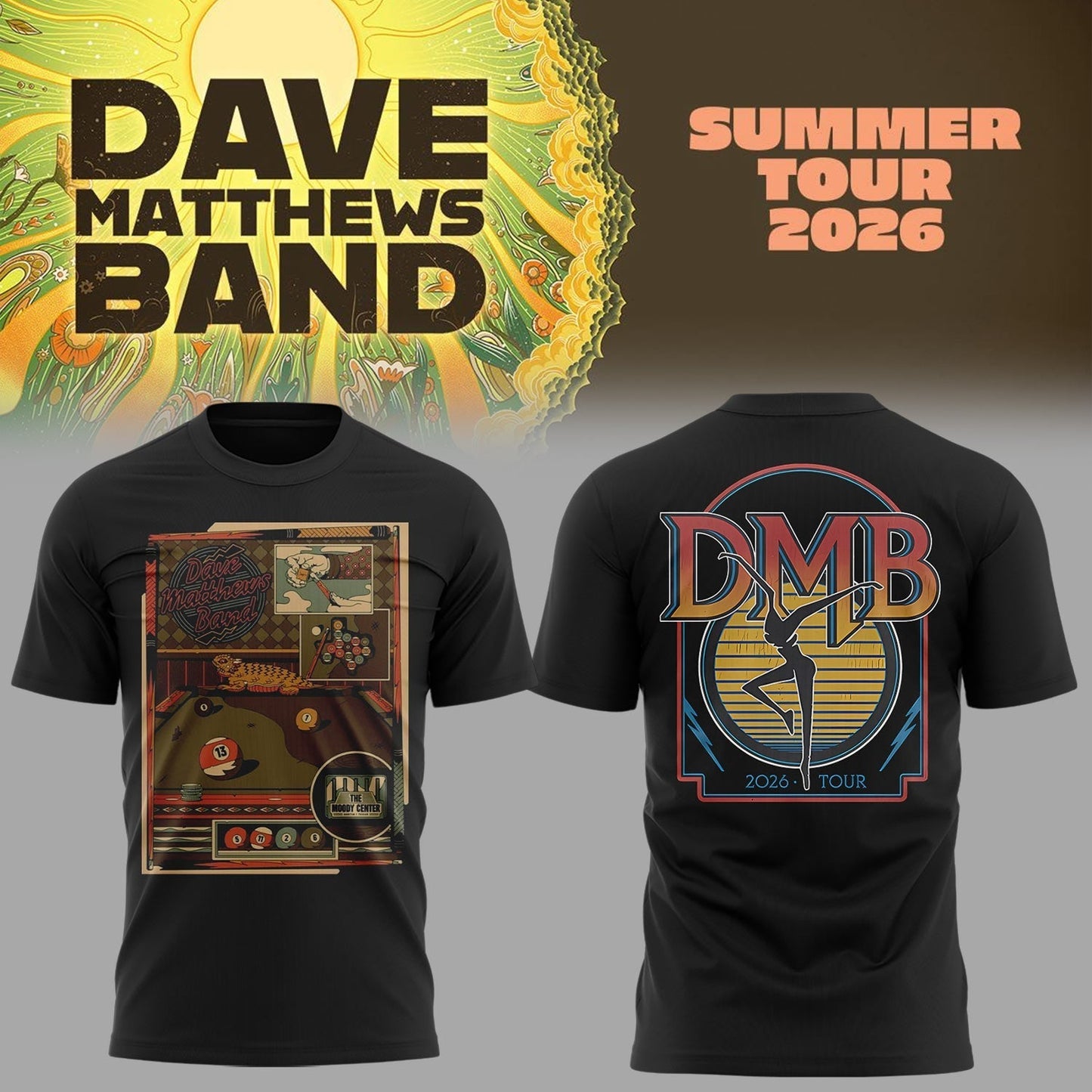 Limited Edition DMB 2026 Tour Shirt | HQ37