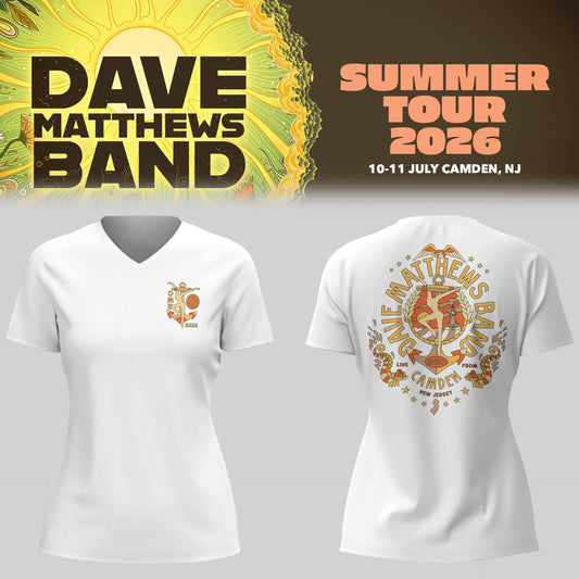 Limited Edition Summer Tour 2026 At Camden,NJ V-neck Shirt | WH70