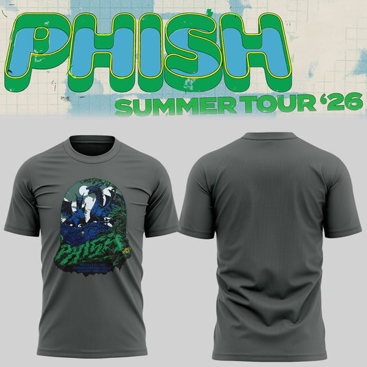 Limited Edition Phish Summer Tour 2026 Vintage Concert Graphic Shirt | FQ39