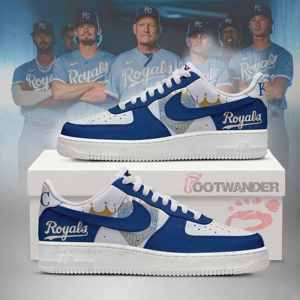 Kansas City Royals MLB AF1 Low Top Shoes | BG31
