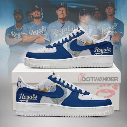 Kansas City Royals MLB AF1 Low Top Shoes | BG31