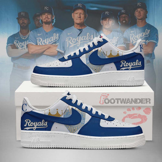 Kansas City Royals MLB AF1 Low Top Shoes | BG31