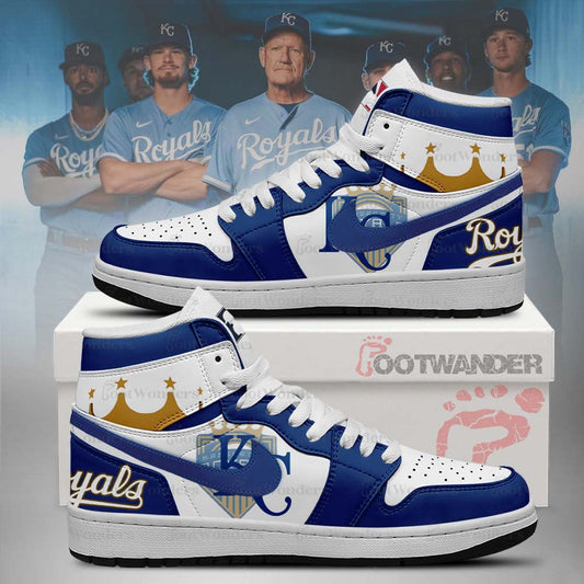 Kansas City Royals MLB AJ1 High Top Shoes | MF25