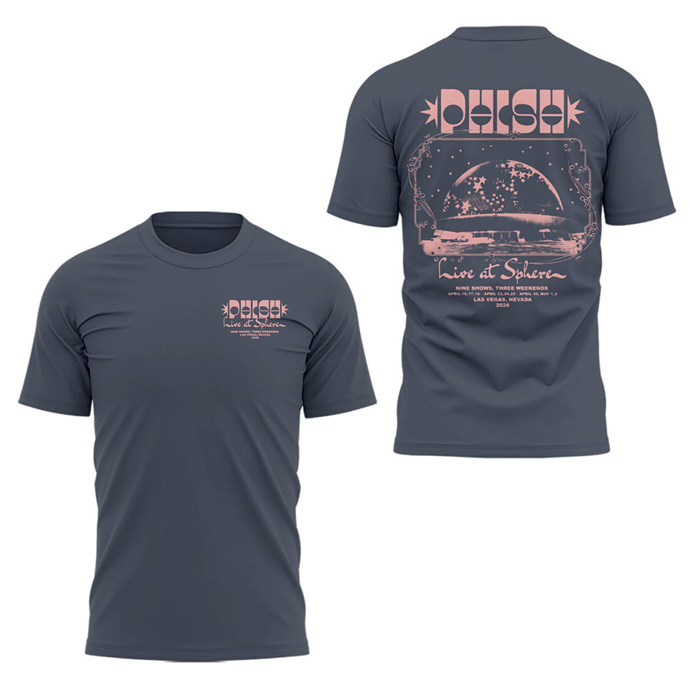 Limited Edition Sphere Residency 2026 Vintage Tour T-Shirt | WO39