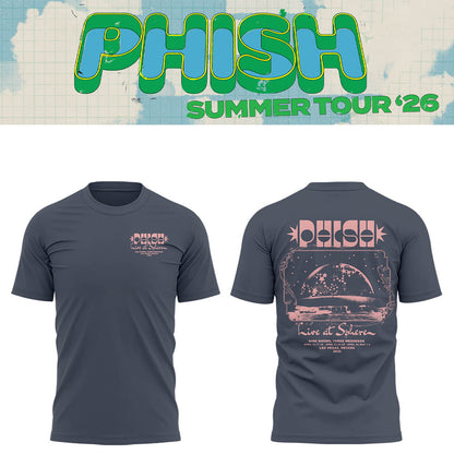 Limited Edition Sphere Residency 2026 Vintage Tour T-Shirt | WO39