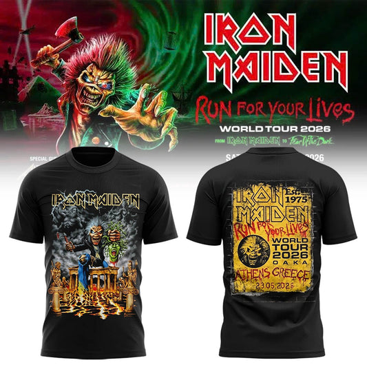 Limited Edition Run For Your Lives 2026 At Athens Greece Shirt | FM40