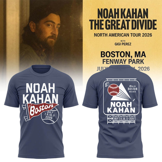 Limited Editon The Great Divide Tour At Fenway Park Boston Tshirt | IE92