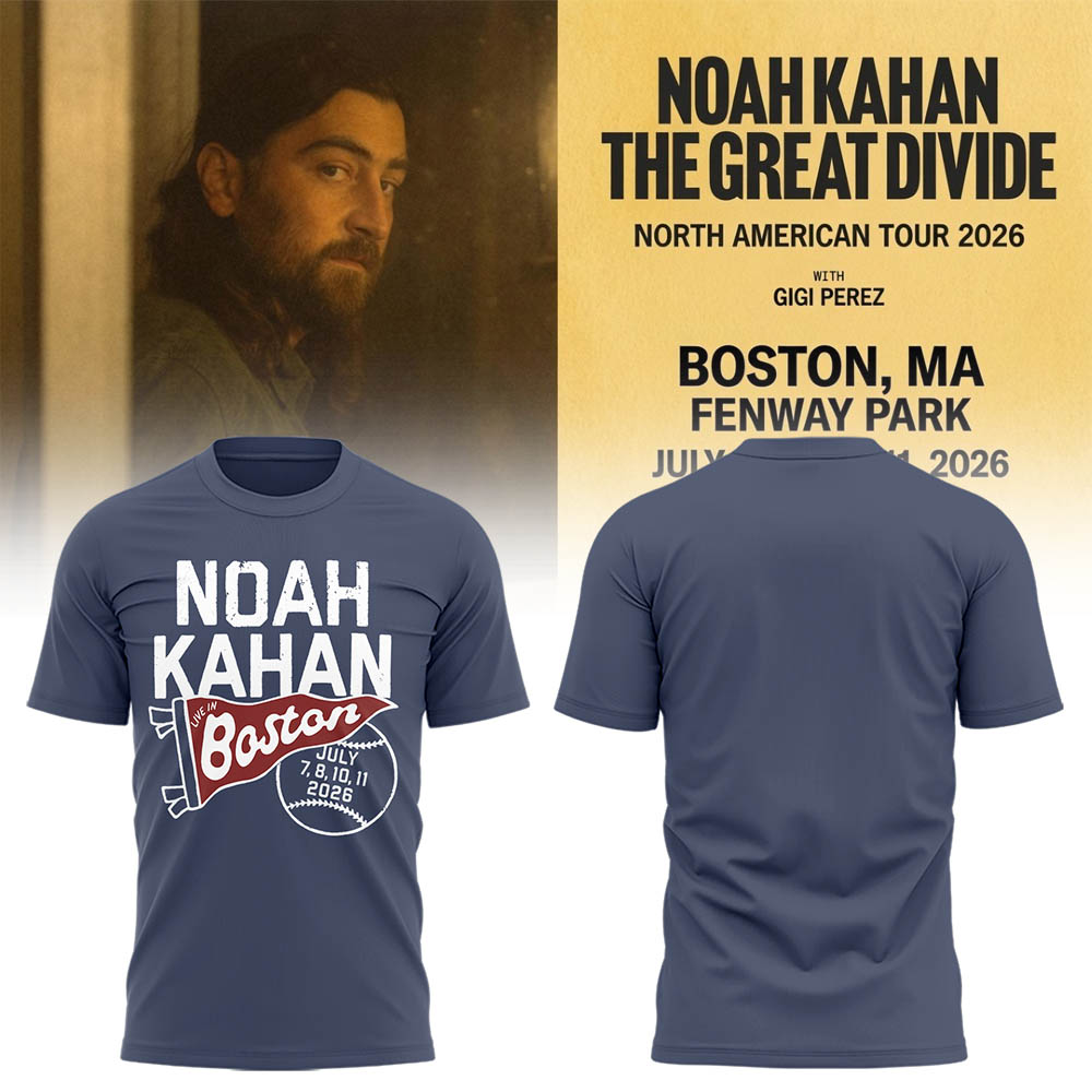 Limited Editon The Great Divide Tour At Fenway Park Boston Tshirt | ZN32