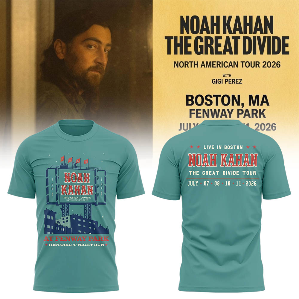 Limited Editon The Great Divide Tour At Fenway Park Boston Tshirt | OU22