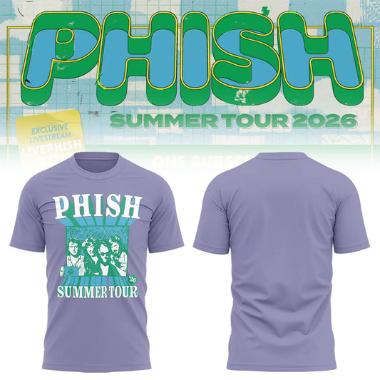 Limited Edition Phish Summer Tour 2026 Madison WI Vintage Concert Shirt | YI83