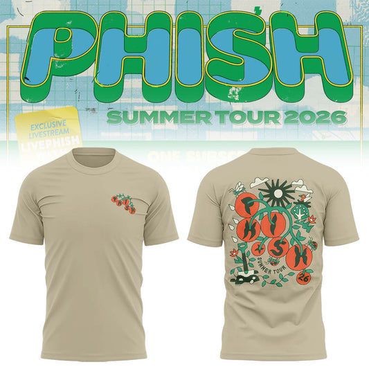 Limited Edition Phish Summer Tour 2026 Madison WI Graphic Shirt | AX82