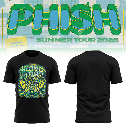 Limited Edition Phish Summer Tour 2026 Madison WI Graphic T-Shirt | WS69