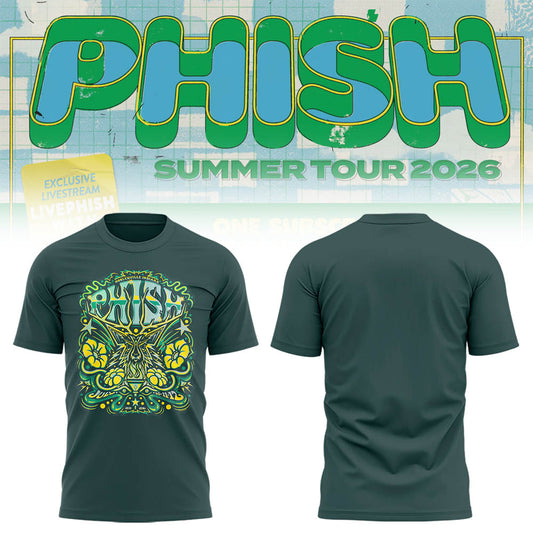 Limited Edition Phish Summer Tour 2026 Madison WI Tour Merch Shirt | PM90