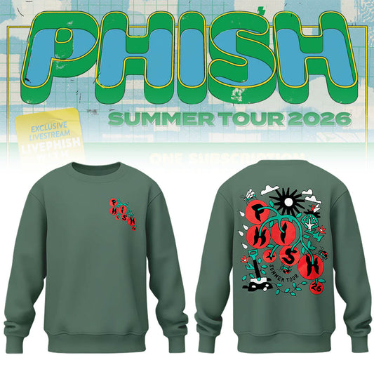 Limited Edition Phish Summer Tour 2026 Vintage Concert Sweatshirt | UB96