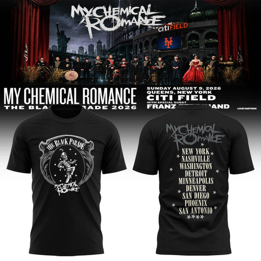 Limited Edition MCR Long Live The Black Parade Tour US 2026 Tshirt | LB19
