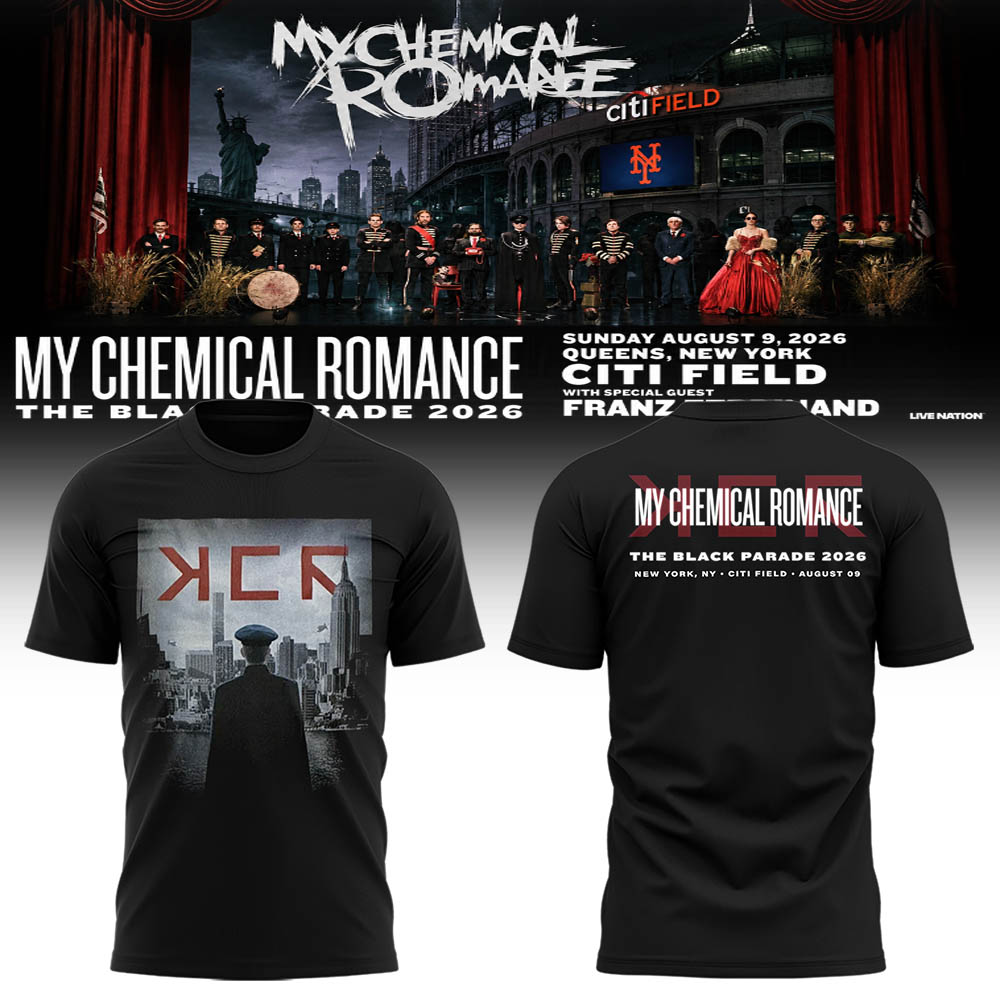 Limited Edition MCR Long Live The Black Parade Tour US 2026 Tshirt | PS50