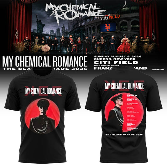 Limited Edition MCR Long Live The Black Parade Tour US 2026 Tshirt | LO93