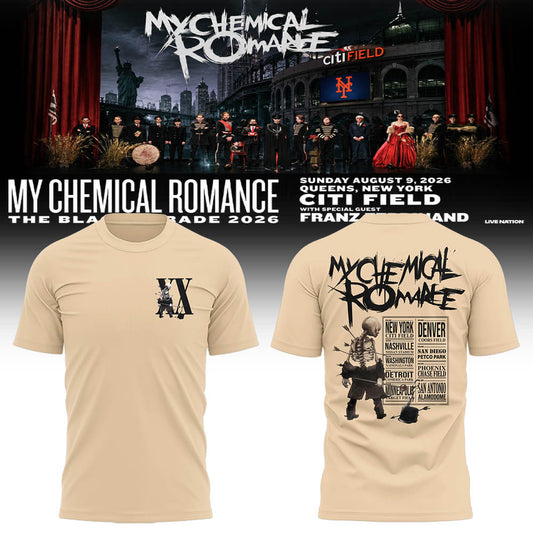 Limited Edition MCR Long Live The Black Parade Tour US 2026 Tshirt | JB32