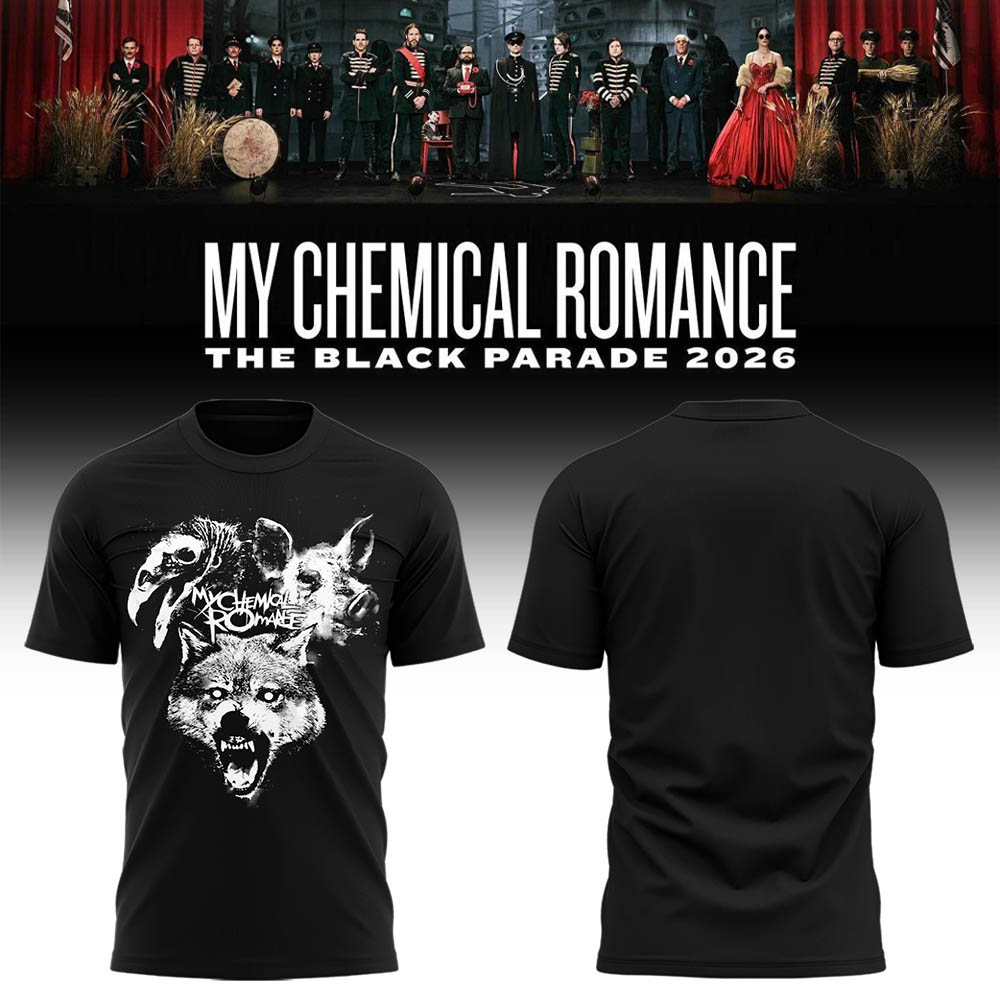 Limited Edition MCR Long Live The Black Parade Tour US 2026 At Washington, D.C Tshirt- | HK35