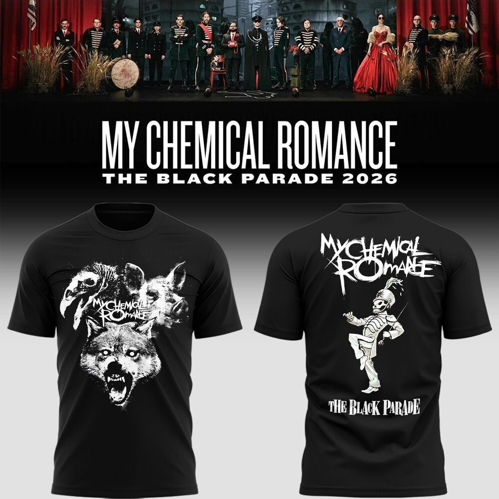 Limited Edition MCR Long Live The Black Parade Tour US 2026 At Washington, D.C Tshirt | QJ57