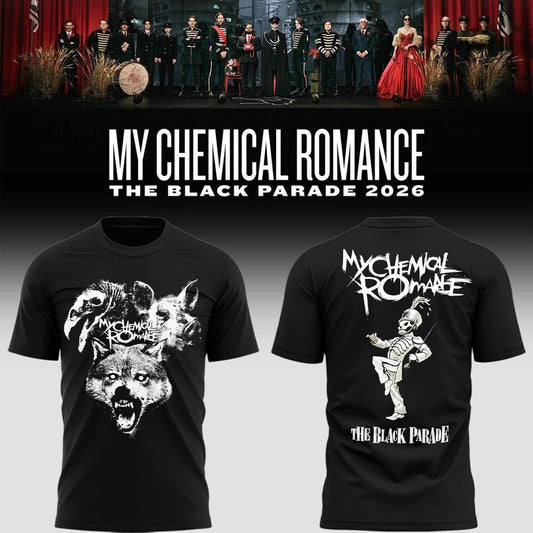 Limited Edition MCR Long Live The Black Parade Tour US 2026 At Washington, D.C Tshirt | QJ57