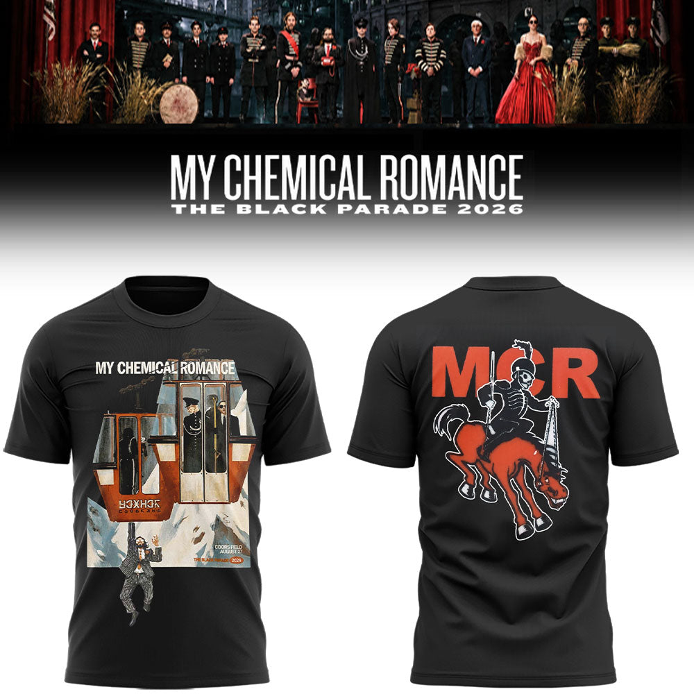Limited Edition MCR Long Live The Black Parade Tour US 2026 At Denver Tshirt | KL51