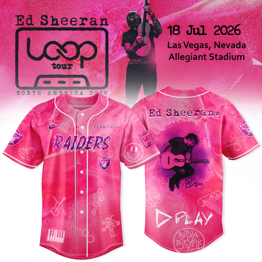 Las Vegas Raiders x Ed Sheeran LOOP Tour 2026 Jersey Collection | KC29