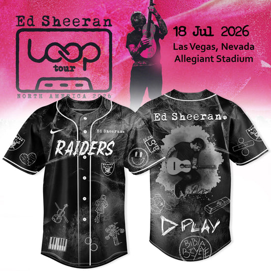 Las Vegas Raiders x Ed Sheeran LOOP Tour 2026 Jersey Collection | TH11