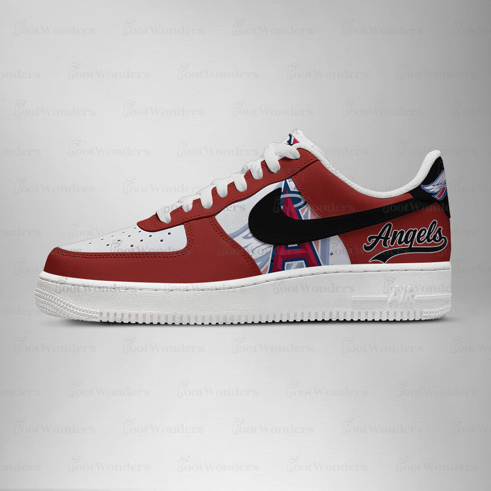 Los Angeles Angels MLB AF1 Low Top Shoes | CR30