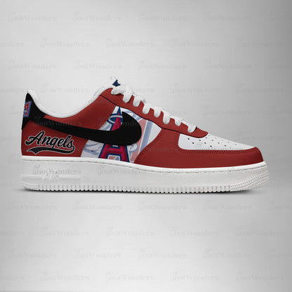 Los Angeles Angels MLB AF1 Low Top Shoes | CR30
