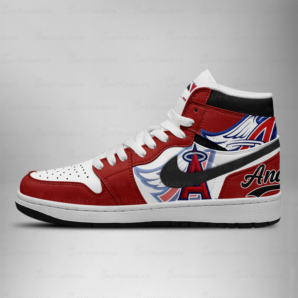 Los Angeles Angels MLB AJ1 High Top Shoes | WT20