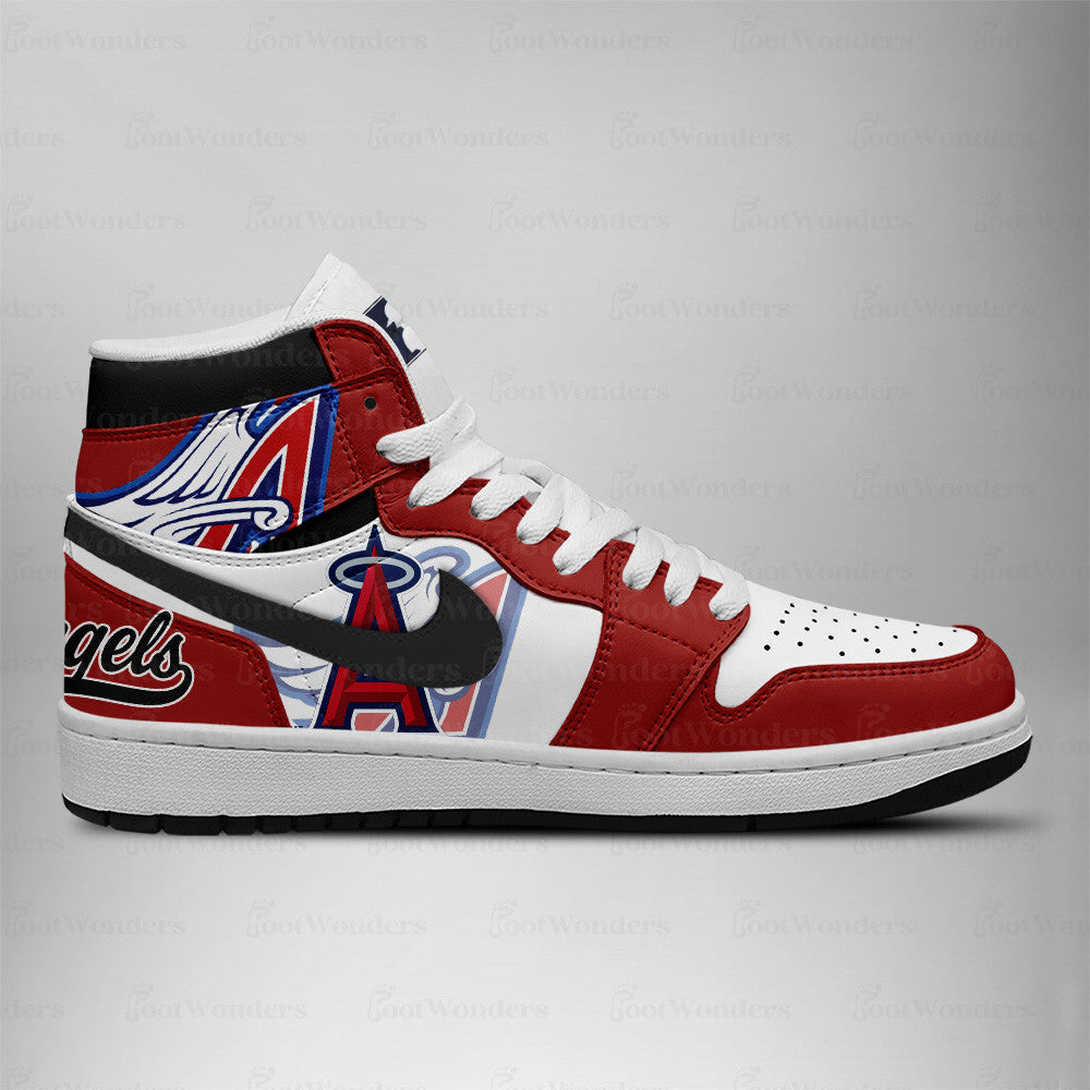 Los Angeles Angels MLB AJ1 High Top Shoes | WT20