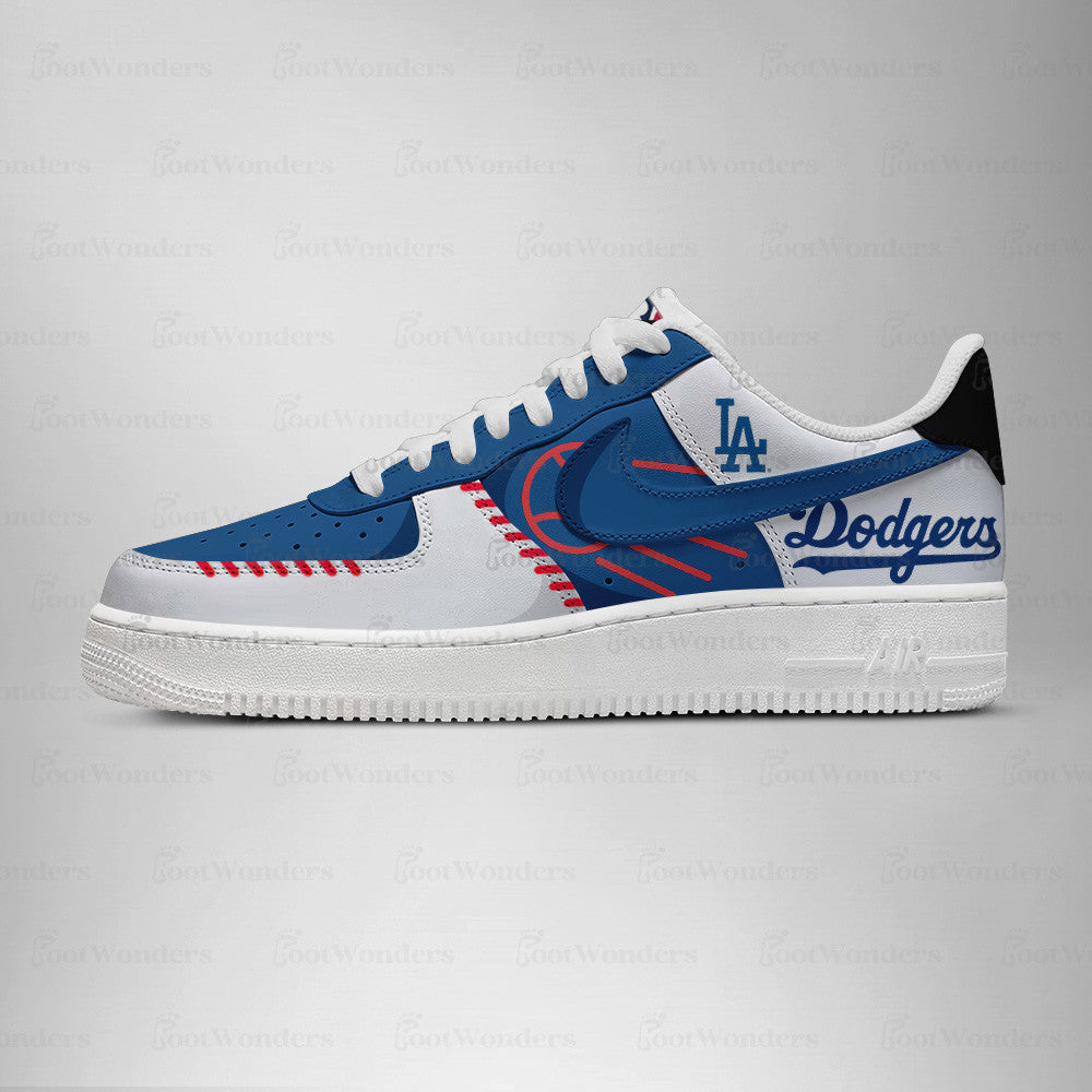 Los Angeles Dodgers MLB AF1 Low Top Shoes | VH40