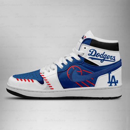 Los Angeles Dodgers MLB AJ1 High Top Shoes | KF20