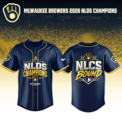 Milwaukee Brewers 2026 NLDS Champions Jersey Limited Edition 02