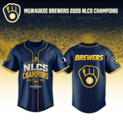 Milwaukee Brewers 2026 National League Champions Jersey Limited Edition 03