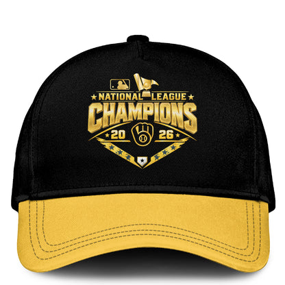 Milwaukee Brewers 2026 National League Champions Tshirt Limited Edition