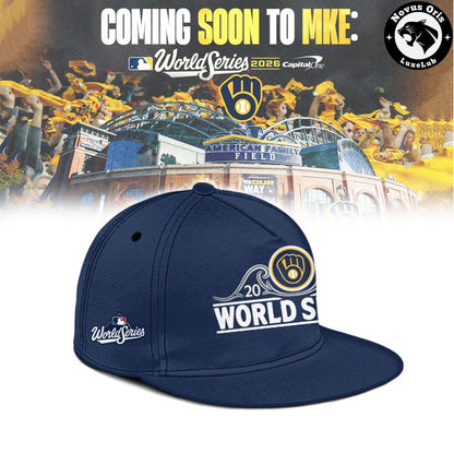 Milwaukee Brewers World Series 2026 Navy Baseball Jersey
