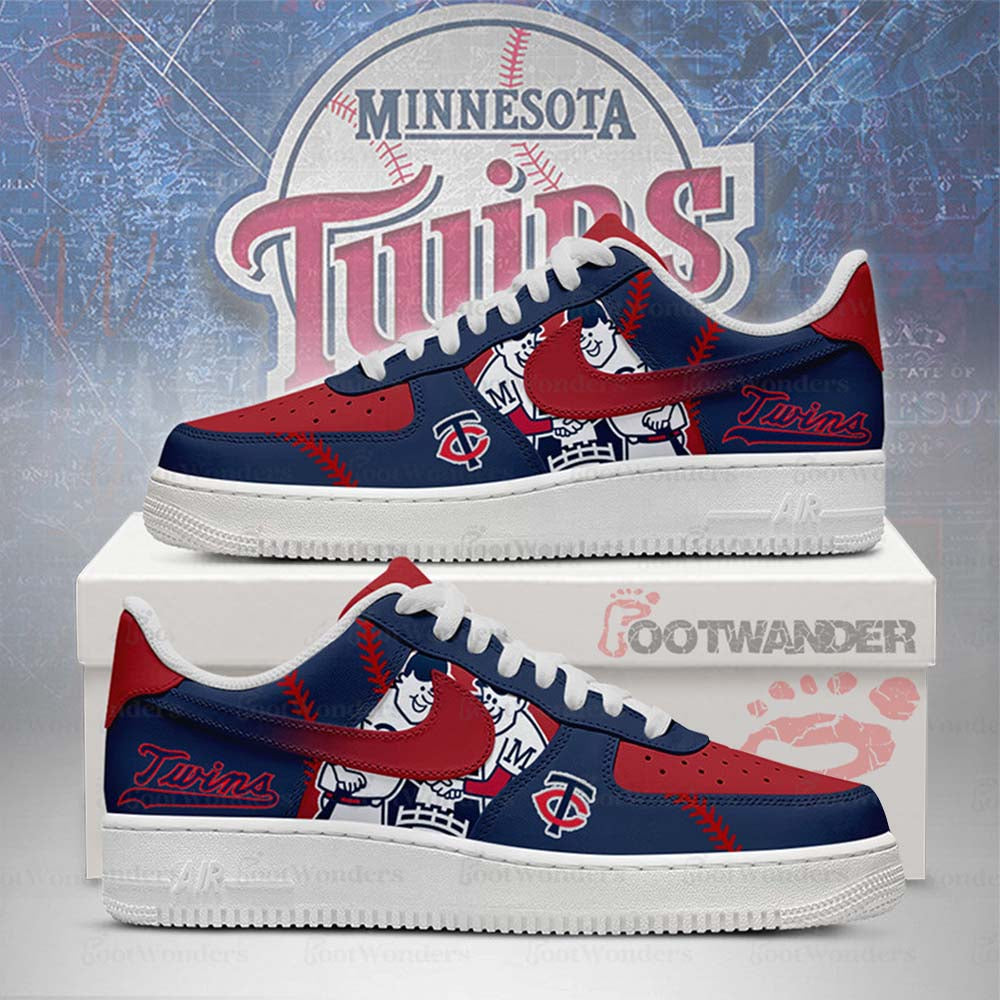 Minnesota Twins MLB AF1 Low Top Shoes | TX66