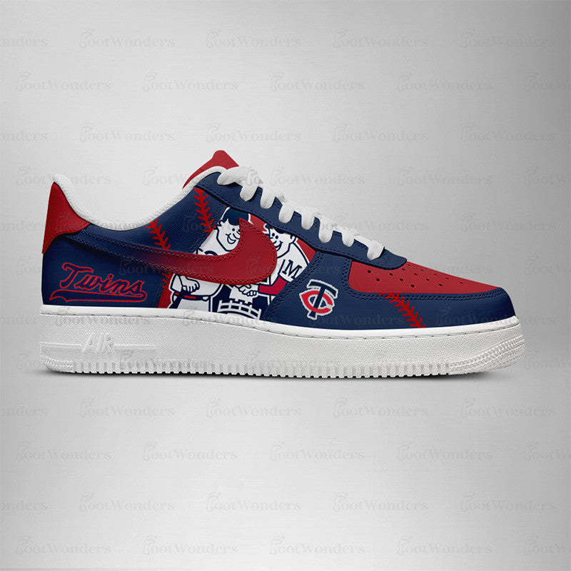 Minnesota Twins MLB AF1 Low Top Shoes | TX66