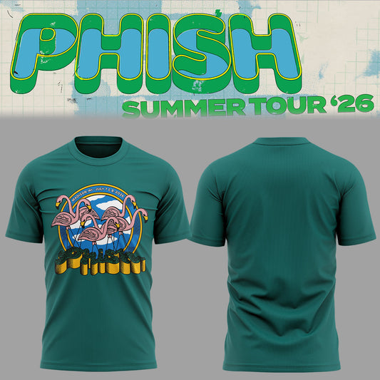 Limited Edition Phish Summer Tour 2026 Concert Merch Tee | RY19