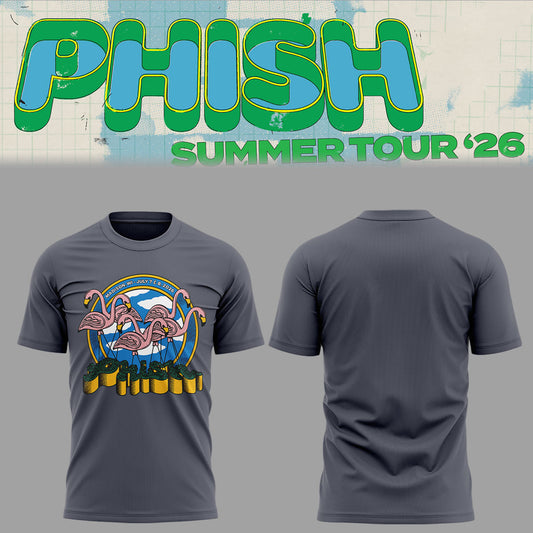 Limited Edition Phish Summer Tour 2026 Vintage Graphic T-Shirt | KB17
