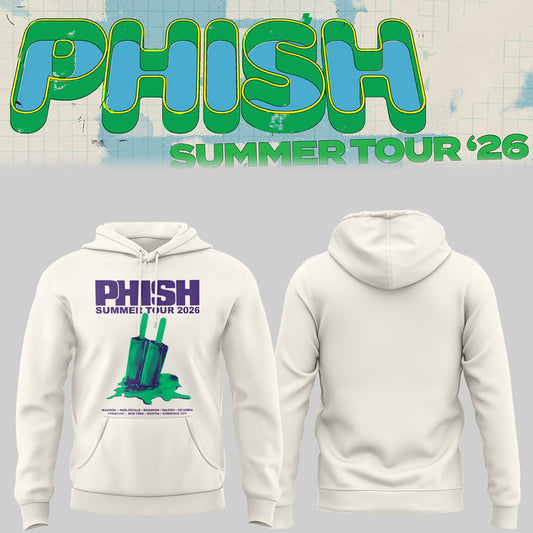 Limited Edition Phish Summer Tour 2026 Vintage Hoodie | VU94