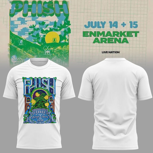 Limited Edition Phish Summer Tour 2026 Vintage Concert T-Shirt | OT82