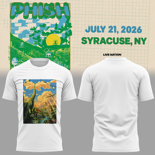 Limited Edition Phish Phish Summer Tour 2026 Tour Merch Graphic Tee | TE78