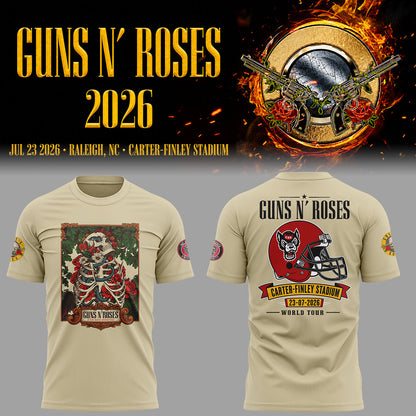 Limited Edition Guns N' Roses Tour 2026 TShirt | OC17